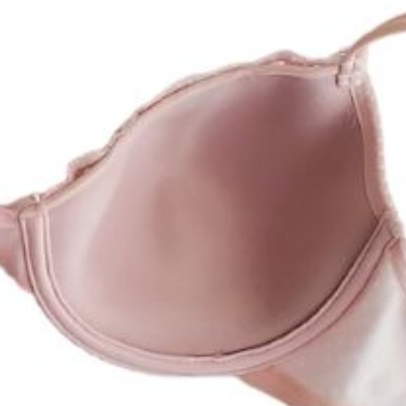 Pink Polka Dot 3 Piece Lace Trim Bra & Thong Bundle | Like New | 32D, Small - Picture 6 of 13